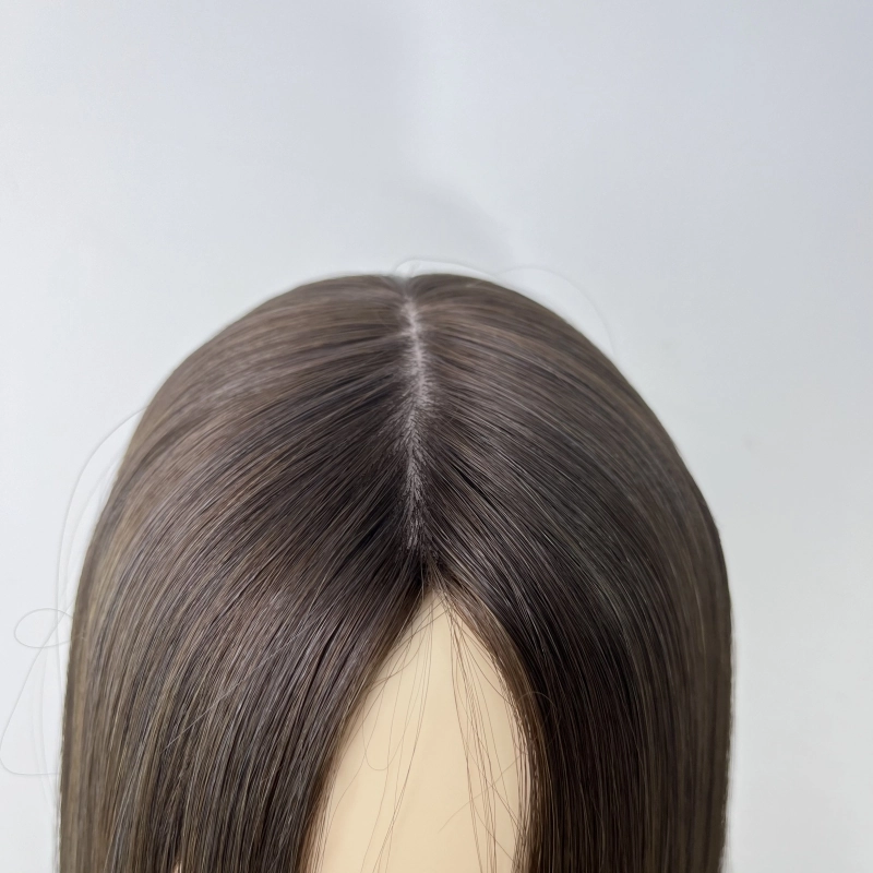#4b10 silk top wig 4*4 inch silk base brazilian human hair for women YR0060